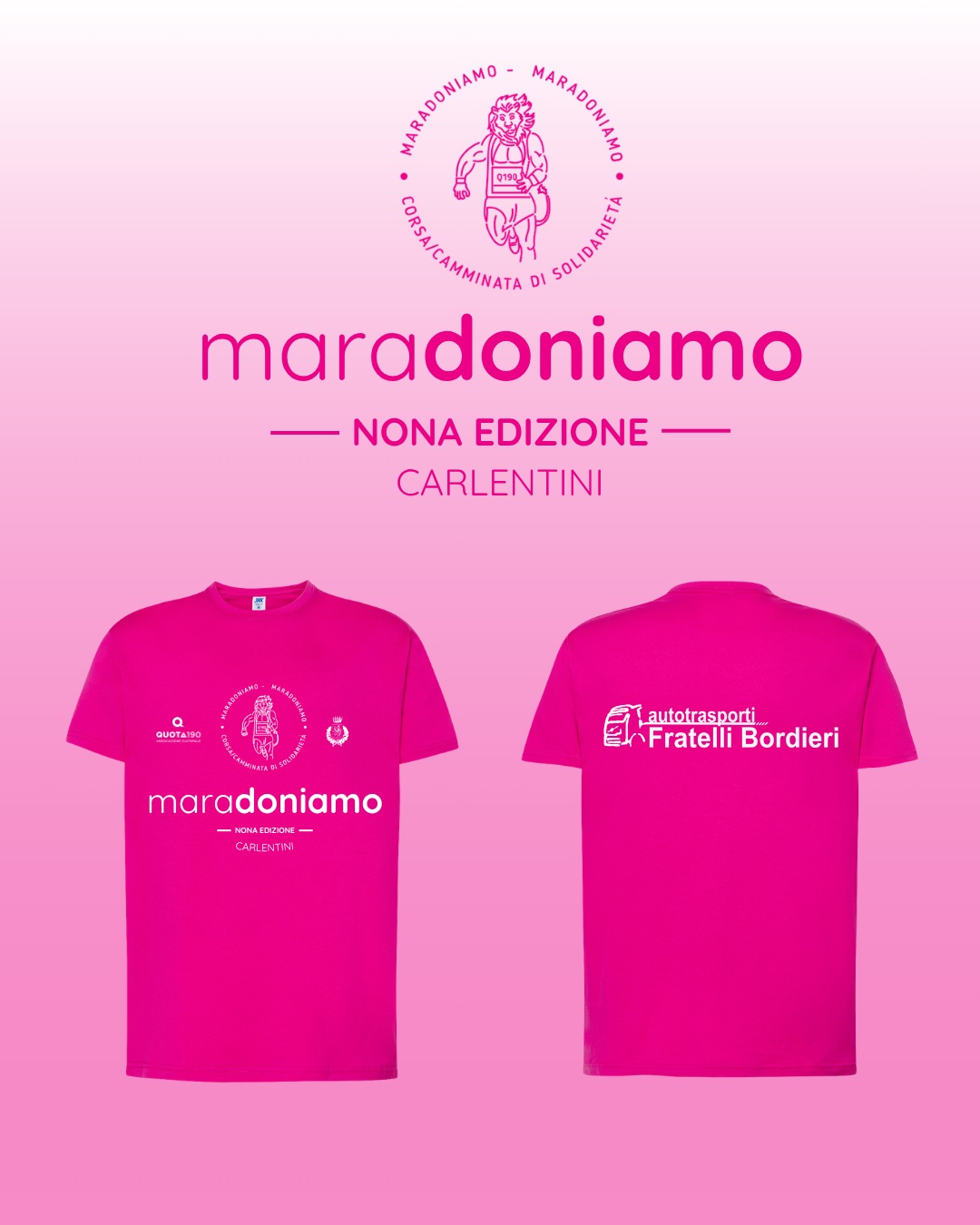 La maglietta ufficiale di Maradoniamo IX edizione